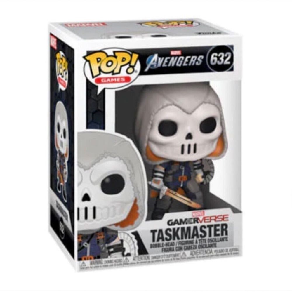 Funko Pop! Games Marvel‎ Avengers Gamerverse Taskmaster #632 Vinyl Figure NIB